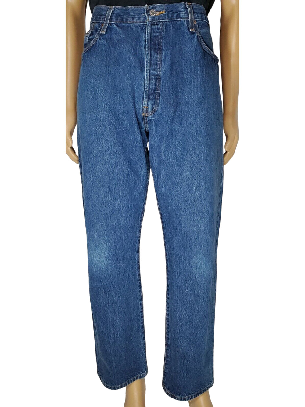 Levi's 501 Straight Button Fly Jeans Mens 40x30.5" (See Measurements)
